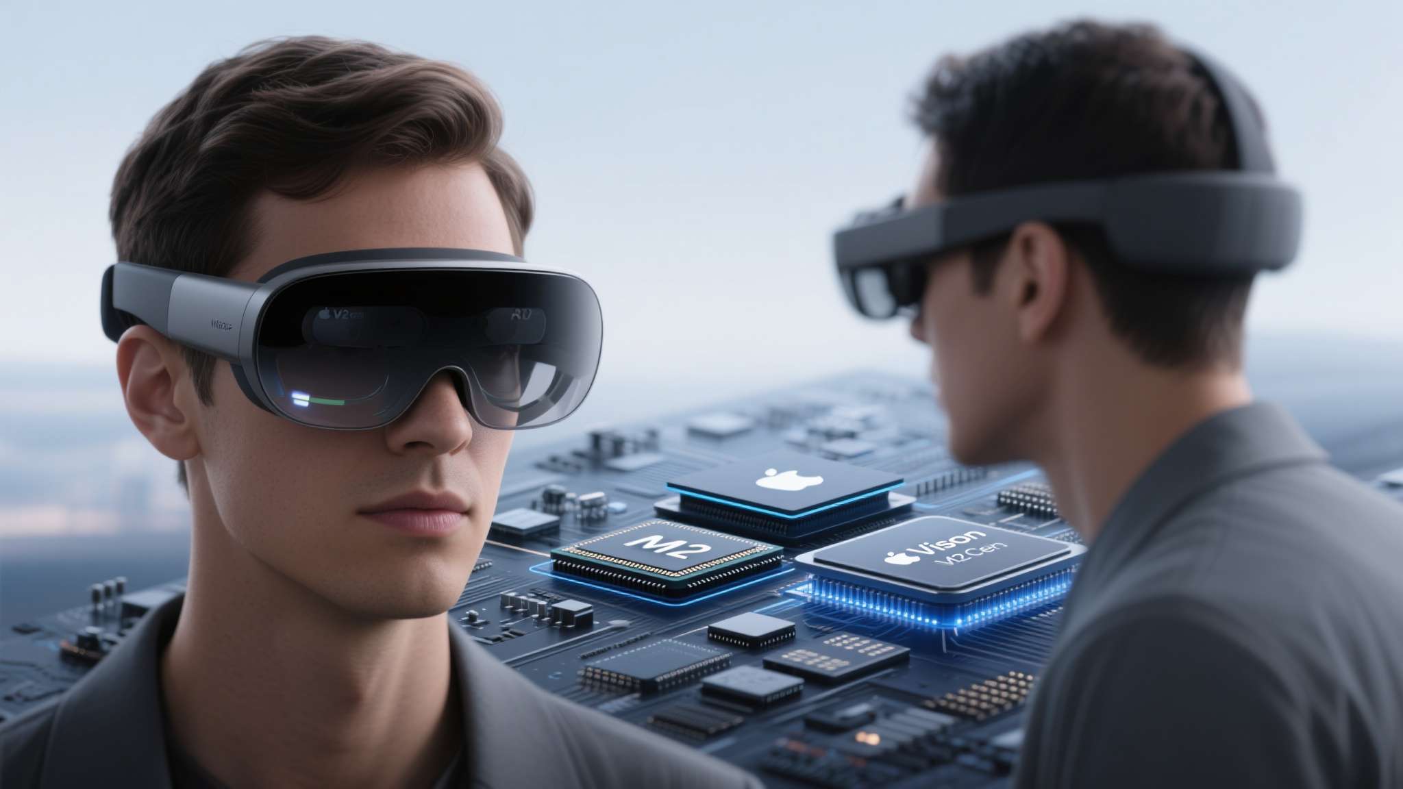 区别于传统的AR或VR设备，Apple&nbsp;Vision&nbsp;Pro搭载了苹果自研的M2