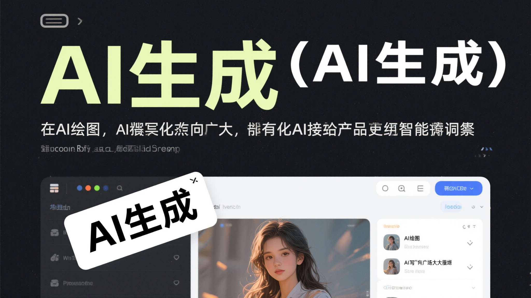 第二，"AI生成"的标签本身带有污名化倾向。&nbsp;在AI绘图、AI写作引发广泛争议的